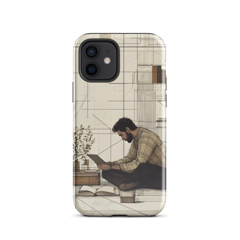 Quiet Reflections in Line | Phone Case |  12 | Tough Case | Glossy