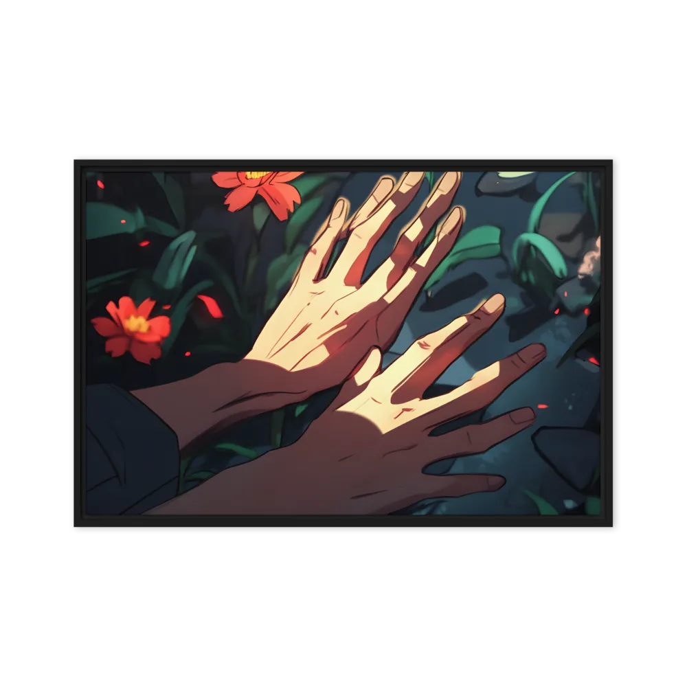 Whispers of Nature | Canvas with Black Frame | 24″×36″
