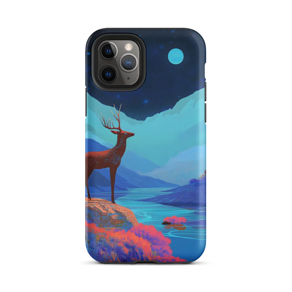 Cosmic Serenity: The Starlit Stag | Phone Case |  11 Pro | Tough Case | Matte