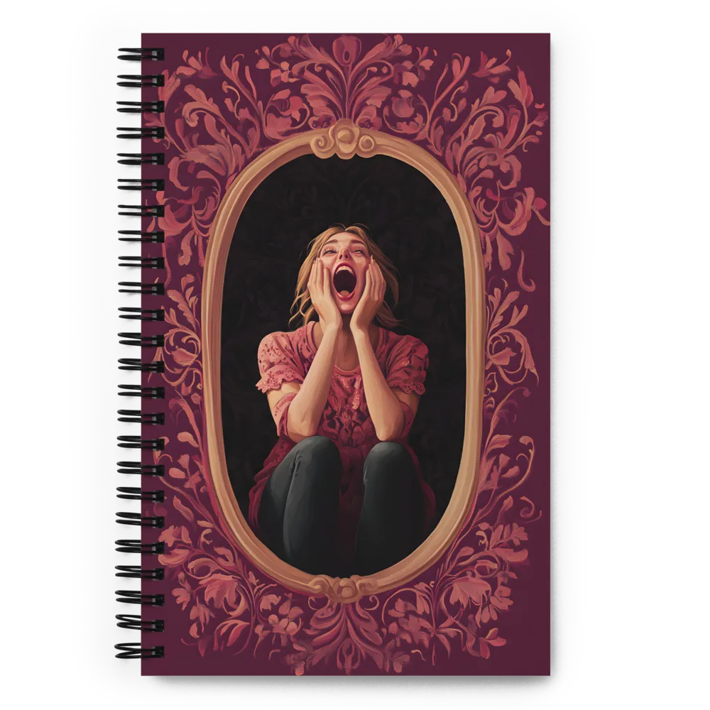 Portrait of Anguish | Spiral Notebook