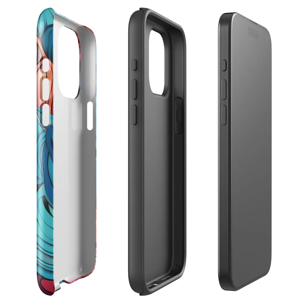Floral Symphony | Phone Case |  15 Pro Max | Tough Case | Glossy