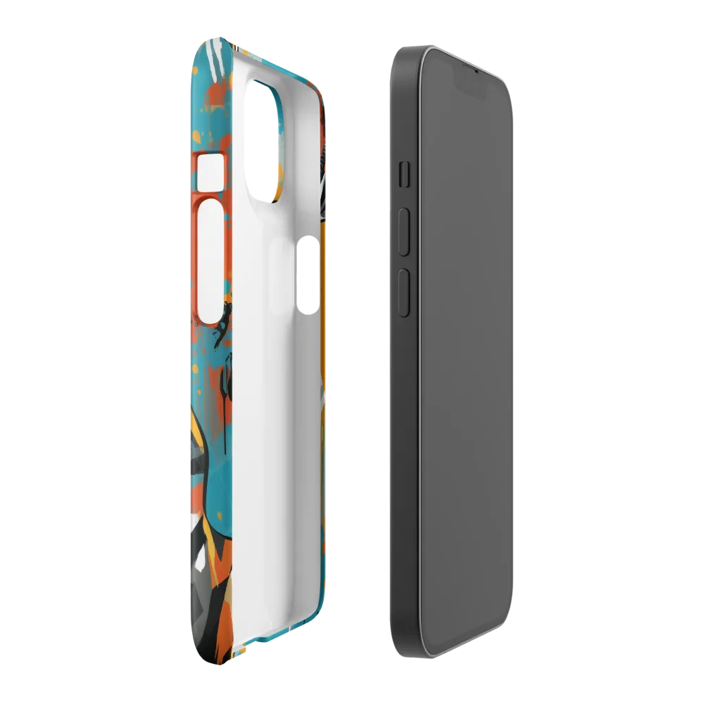 Dynamic Antelope in Vivid Abstract