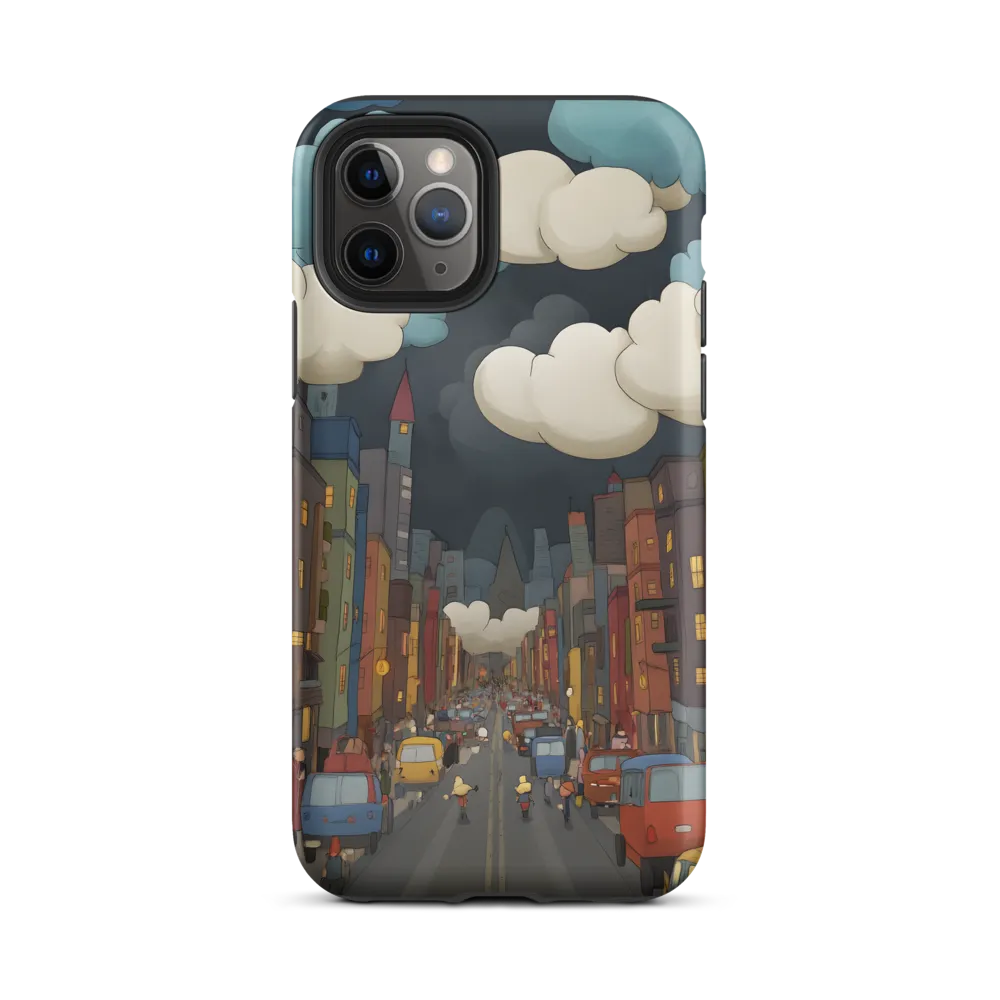 Urban Symphony: A City Awakens at Dusk | Phone Case |  11 Pro | Tough Case | Matte