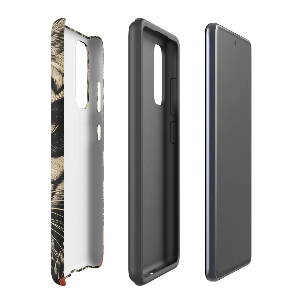 Feline Majesty: The Human-Leopard Connection | Phone Case |  S20 FE | Tough Case | Matte