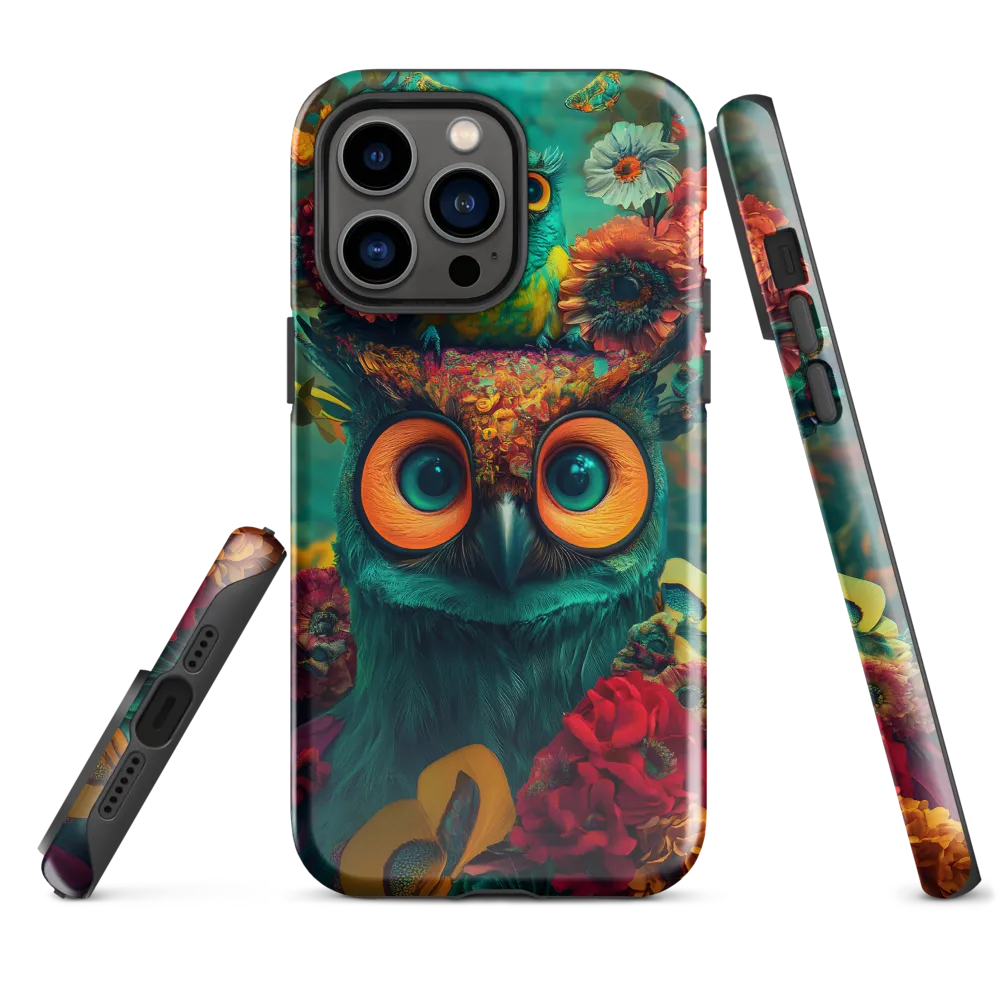 Majestic Harmony: The Floral Owl