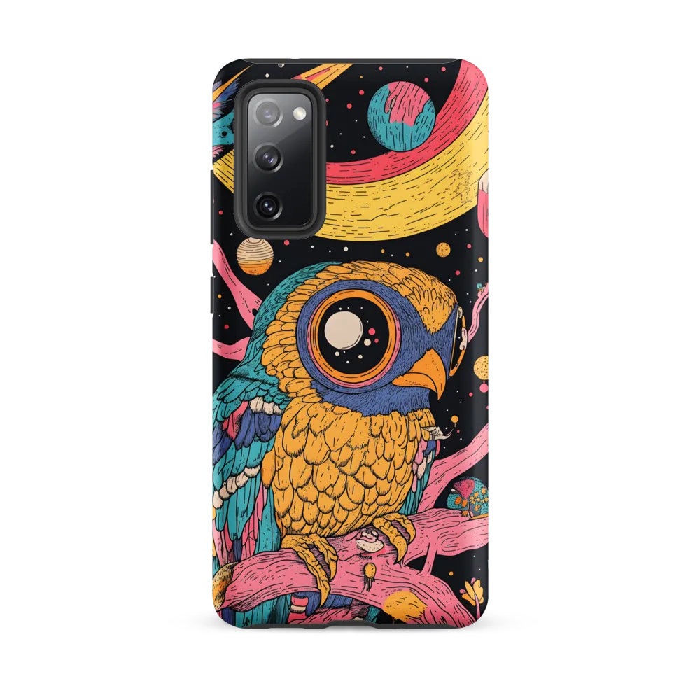 Whimsical Cosmic Owl