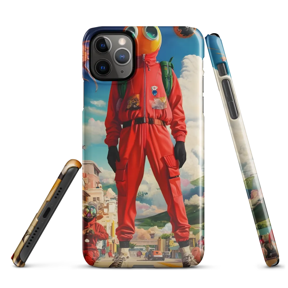 Whimsical Encounter in a Surreal Landscape | Phone Case |  11 Pro Max | Snap Case | Glossy