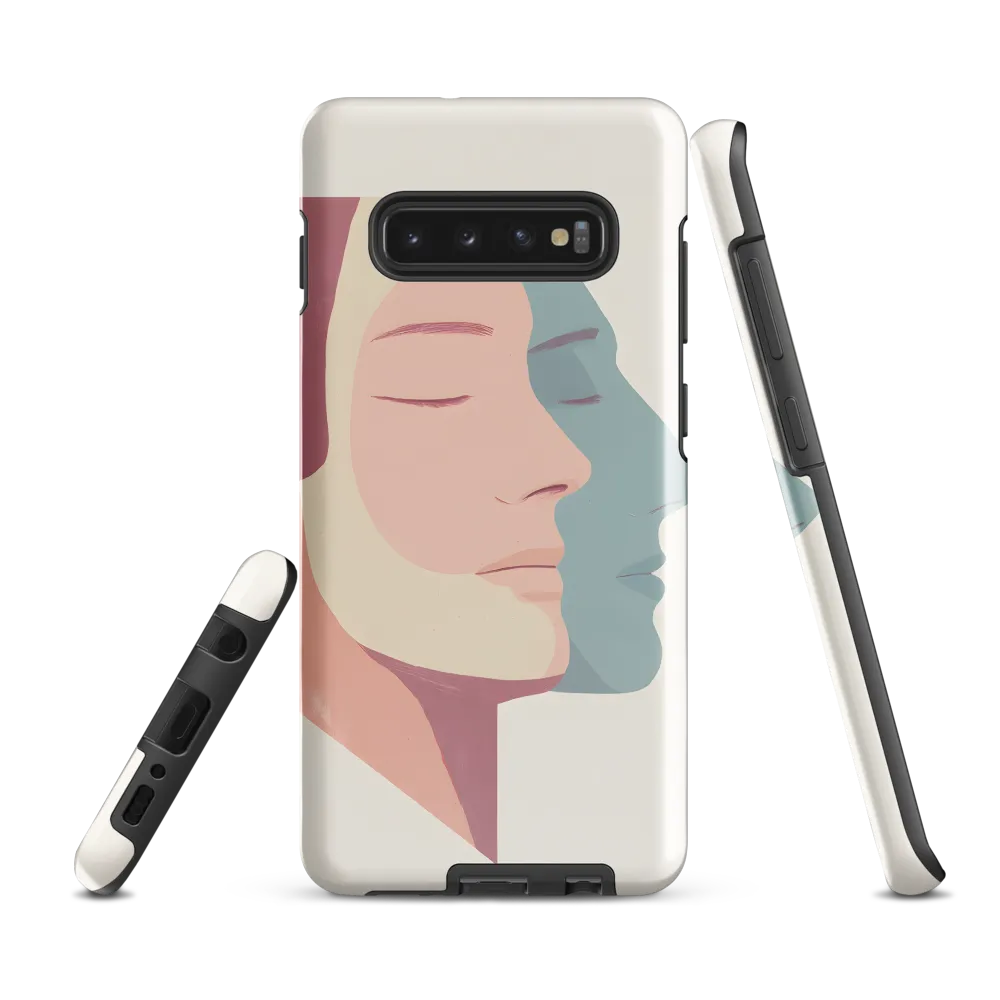 Dual Facets of Serenity | Phone Case |  S10 Plus | Tough Case | Glossy