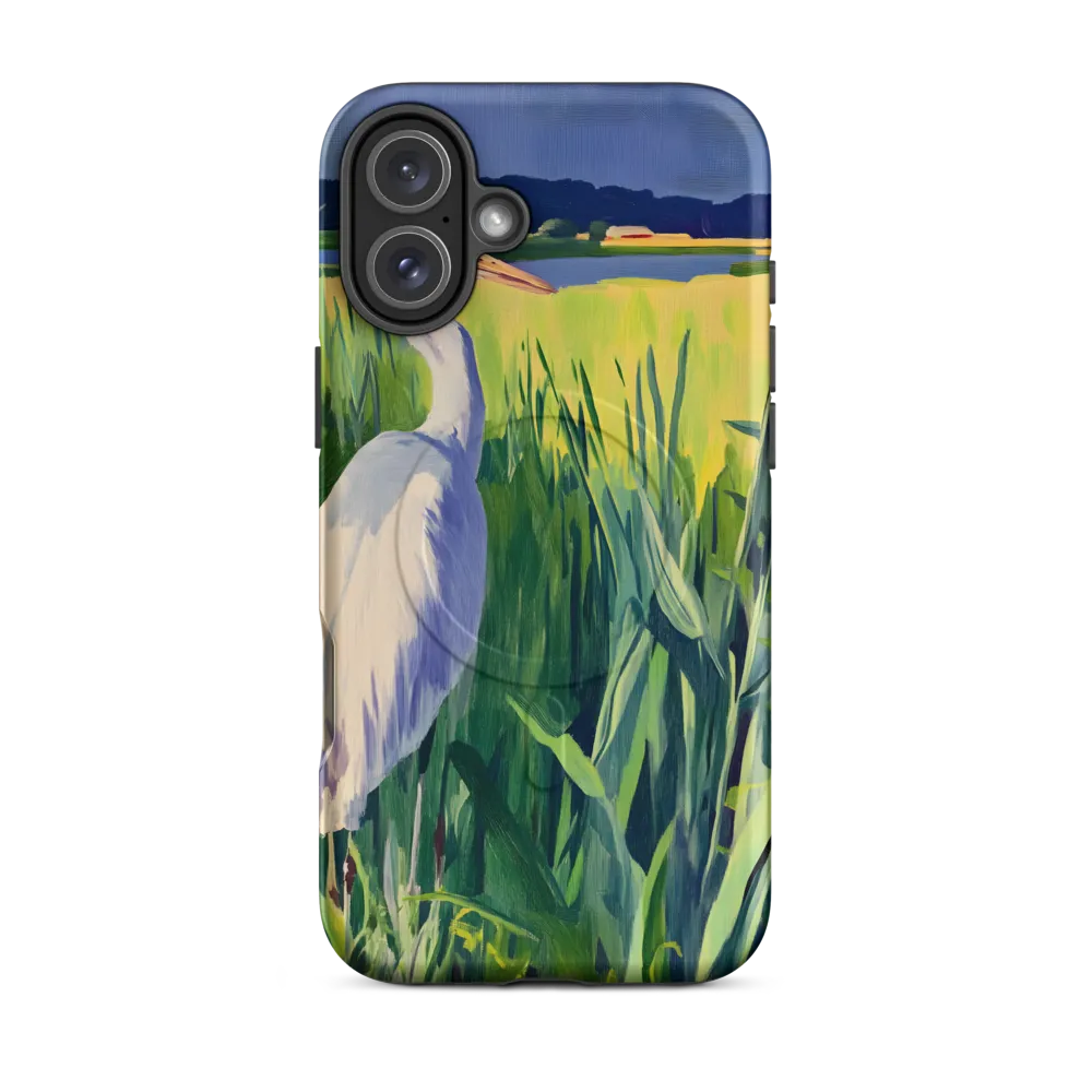 Graceful Presence: The Heron in the Meadow