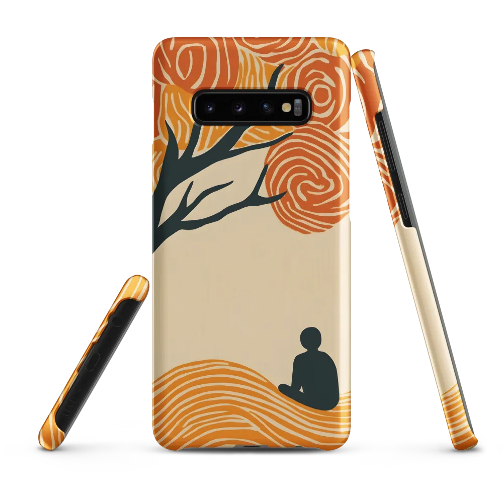 Silent Reflections under Swirling Leaves