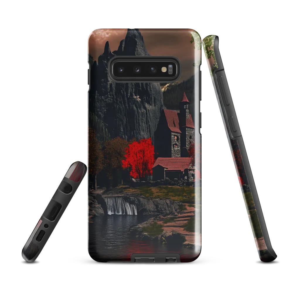 Mystical Fortress Among Crimson Woods | Phone Case |  S10 Plus | Tough Case | Glossy