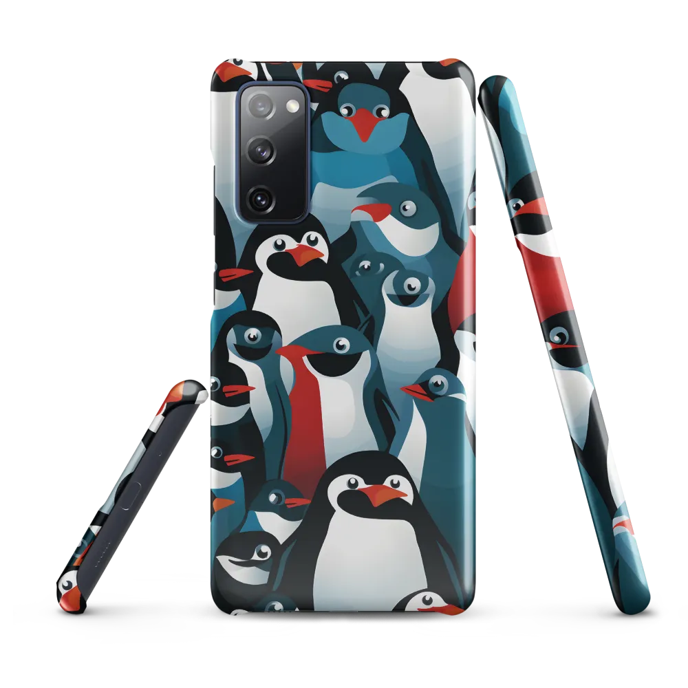 Penguin Parade | Phone Case |  S20 FE | Snap Case | Glossy