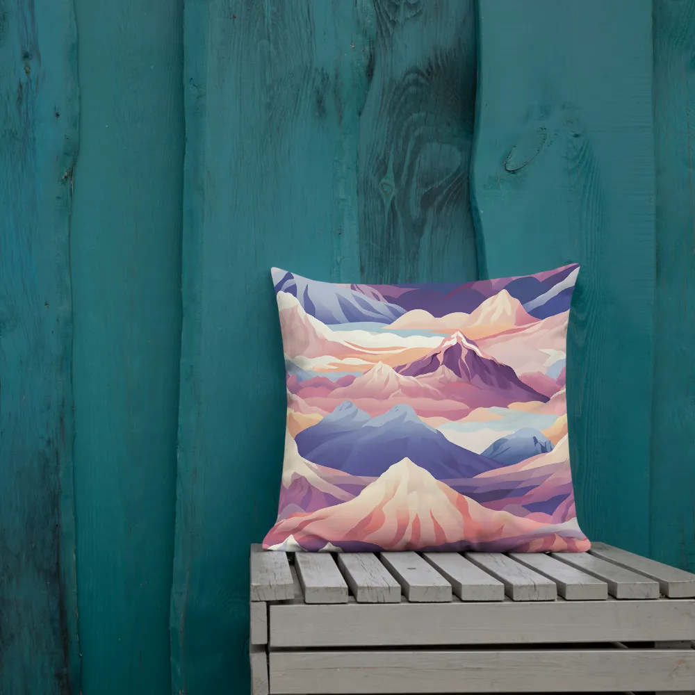 Ethereal Mountain Symphony | Pillow | 18″×18″