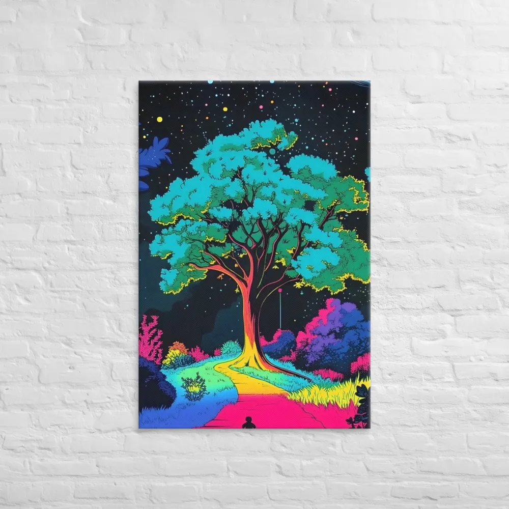 Whispers of a Luminous Grove | Canvas | 32″×48″