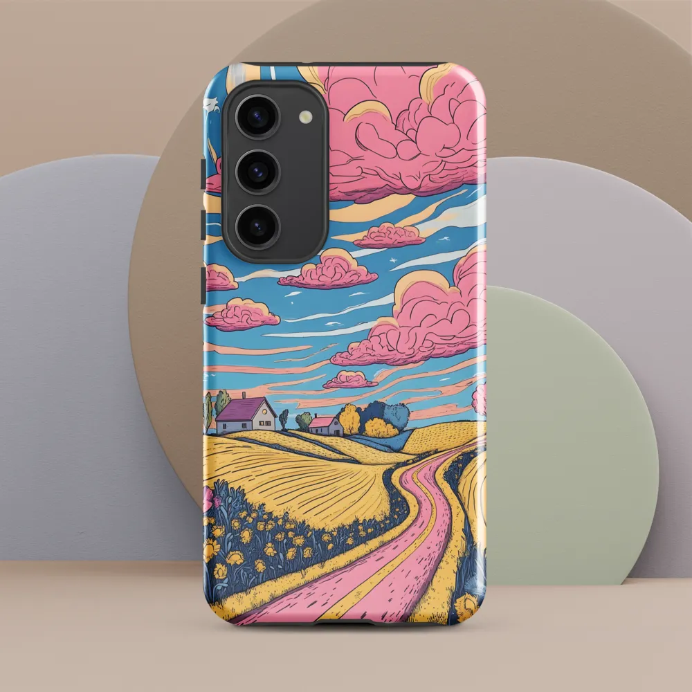 Idyllic Countryside Journey | Phone Case |  S23 Plus | Tough Case | Glossy