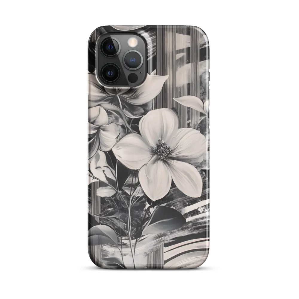 Ethereal Bloom: A Dance of Monochromes