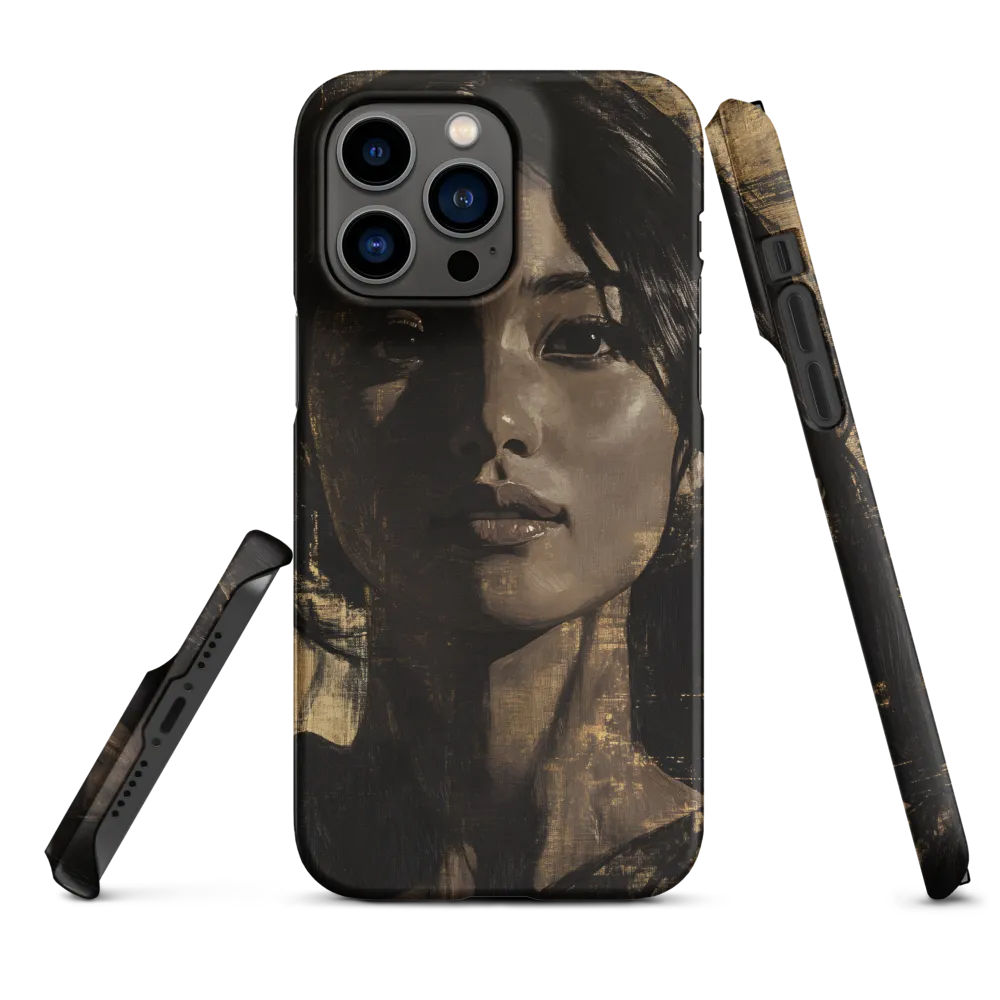 Golden Gaze: A Contemporary Portrait