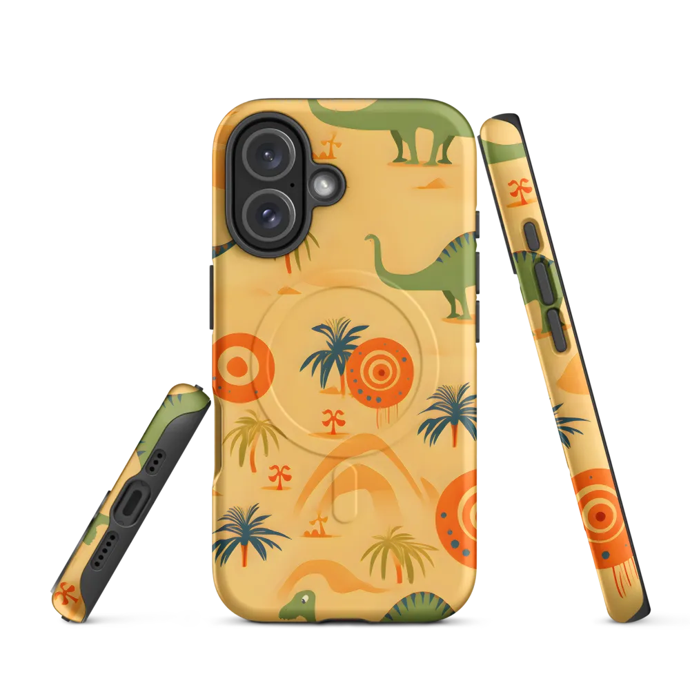 Prehistoric Playtime | Phone Case |  16 | MagSafe® Tough Case | Matte