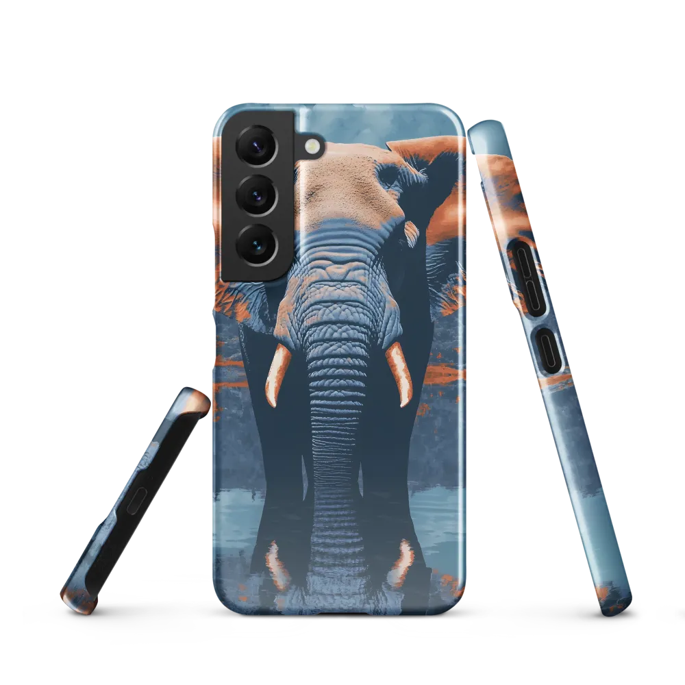 Majestic Reflection: The Elephant's Serenade