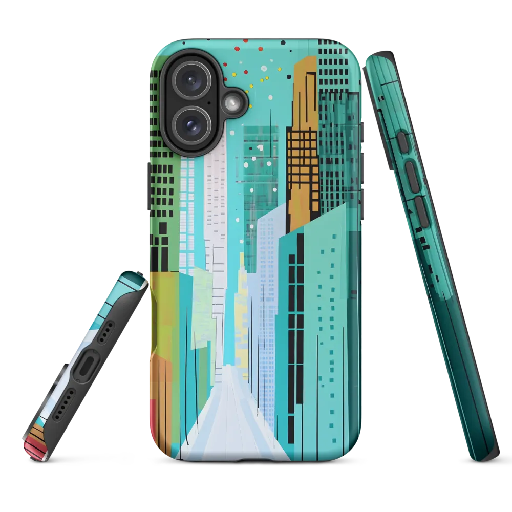 Urban Symphony in Turquoise