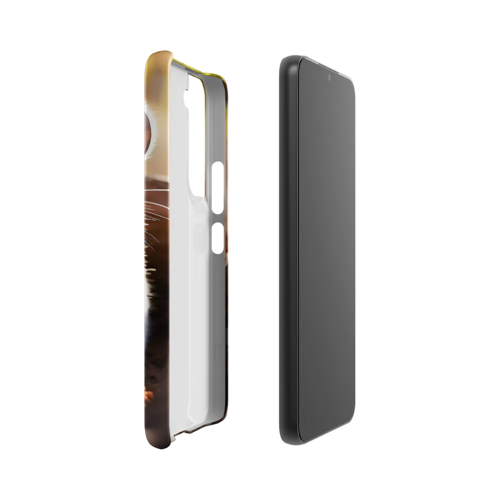 Gentle Whispers of Nature: The Chinchilla | Phone Case |  S22 | Snap Case | Matte