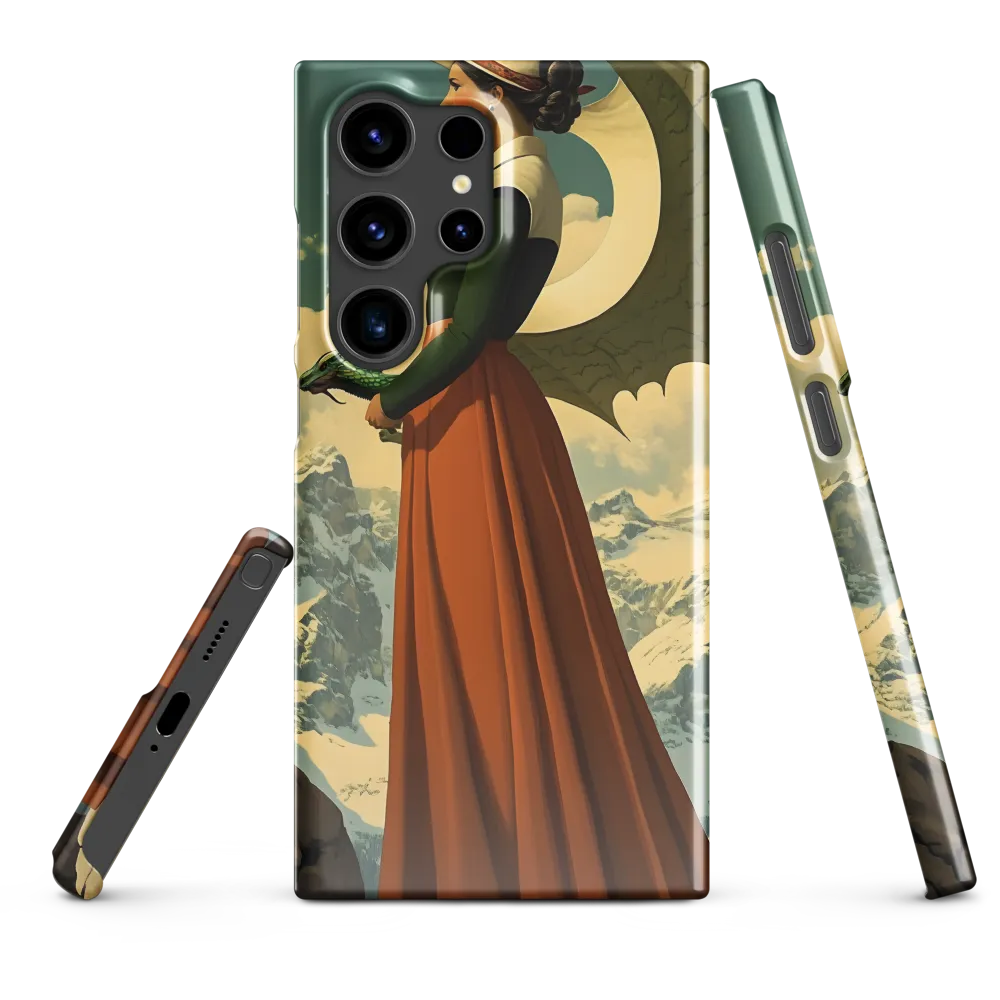 Mystic Harmony: The Dragon Keeper | Phone Case |  S24 Ultra | Snap Case | Glossy