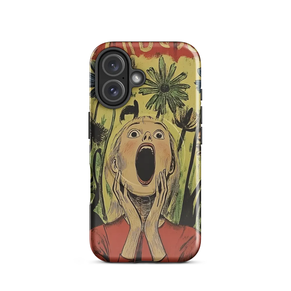The Echo of Panic | Phone Case |  16 | MagSafe® Tough Case | Glossy