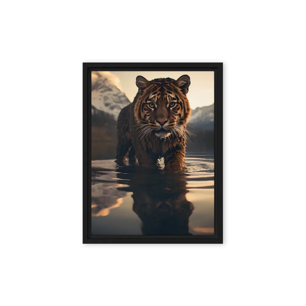 Majestic Reflection: The Tiger's Domain