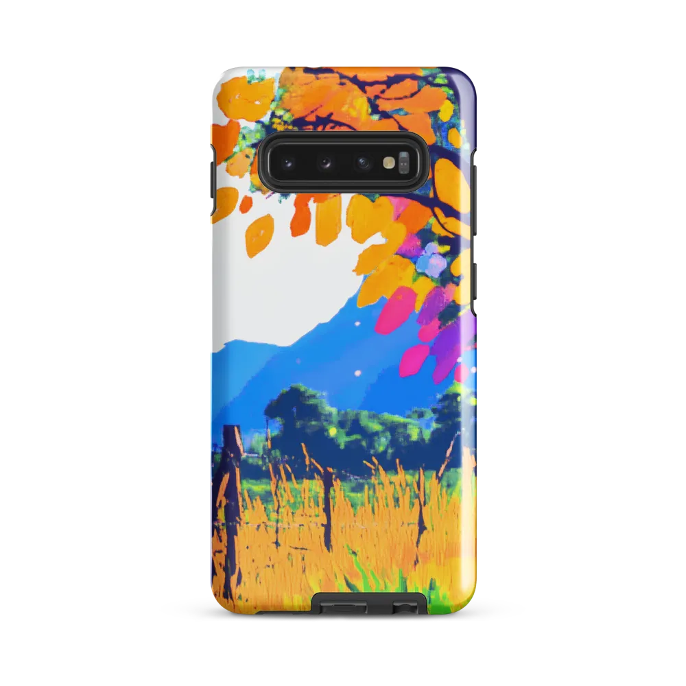 Autumn Serenity in a Vibrant Landscape | Phone Case |  S10 Plus | Tough Case | Glossy