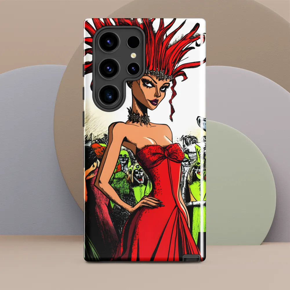 Fiery Elegance: A Fashion Statement