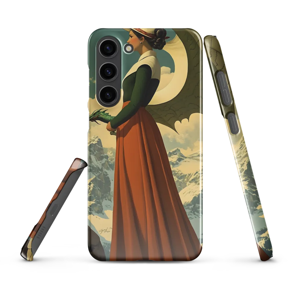 Mystic Harmony: The Dragon Keeper | Phone Case |  S23 Plus | Snap Case | Glossy