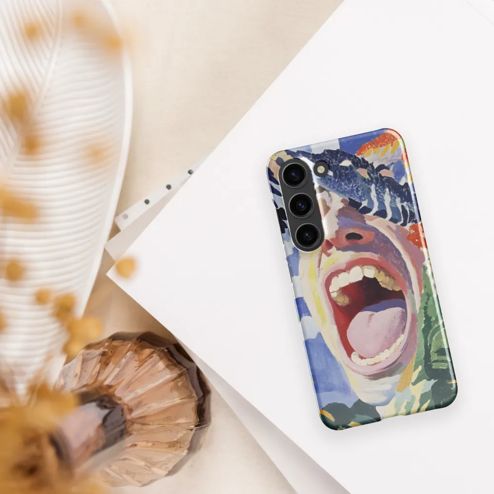 The Echo of Anguish | Phone Case |  S23 | Snap Case | Glossy