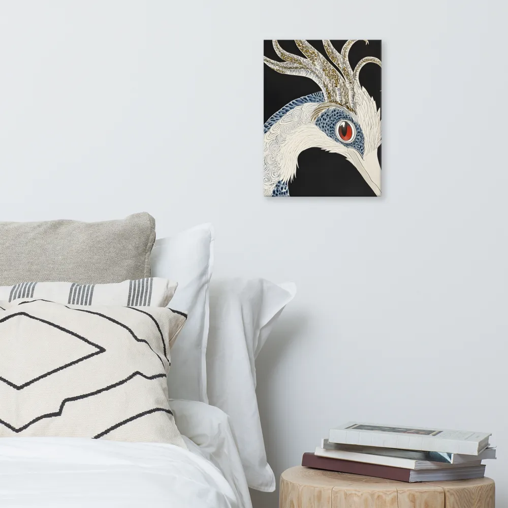 Elegance of the Majestic Peacock | Canvas | 12″×16″