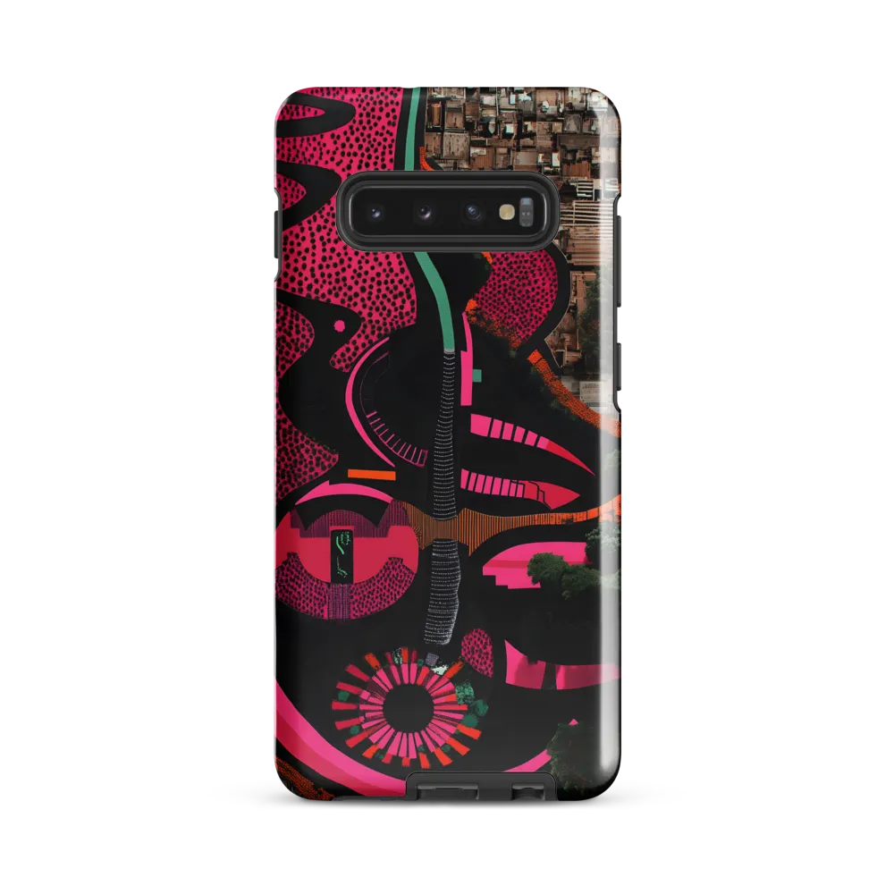 Urban Symphony in Pink | Phone Case |  S10 Plus | Tough Case | Glossy