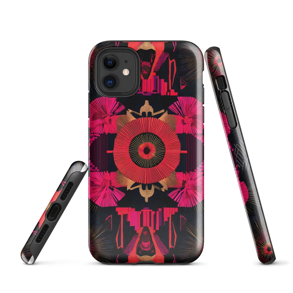Dynamic Geometric Symphony | Phone Case |  11 | Tough Case | Glossy