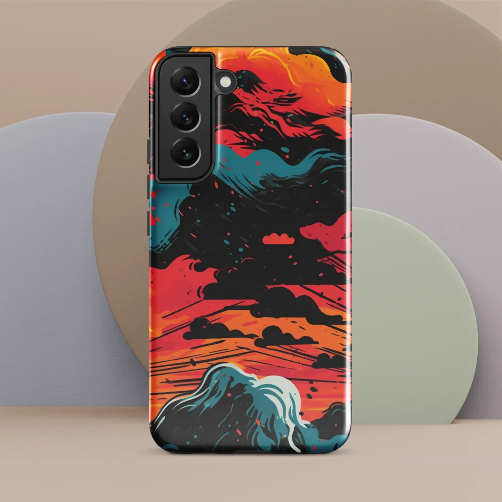 Ethereal Twilight: A Dramatic Landscape in Motion