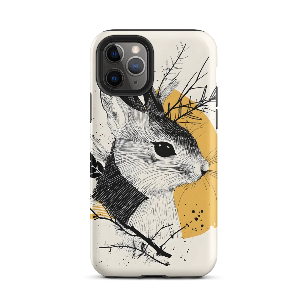 Ethereal Rabbit: A Study in Line Art