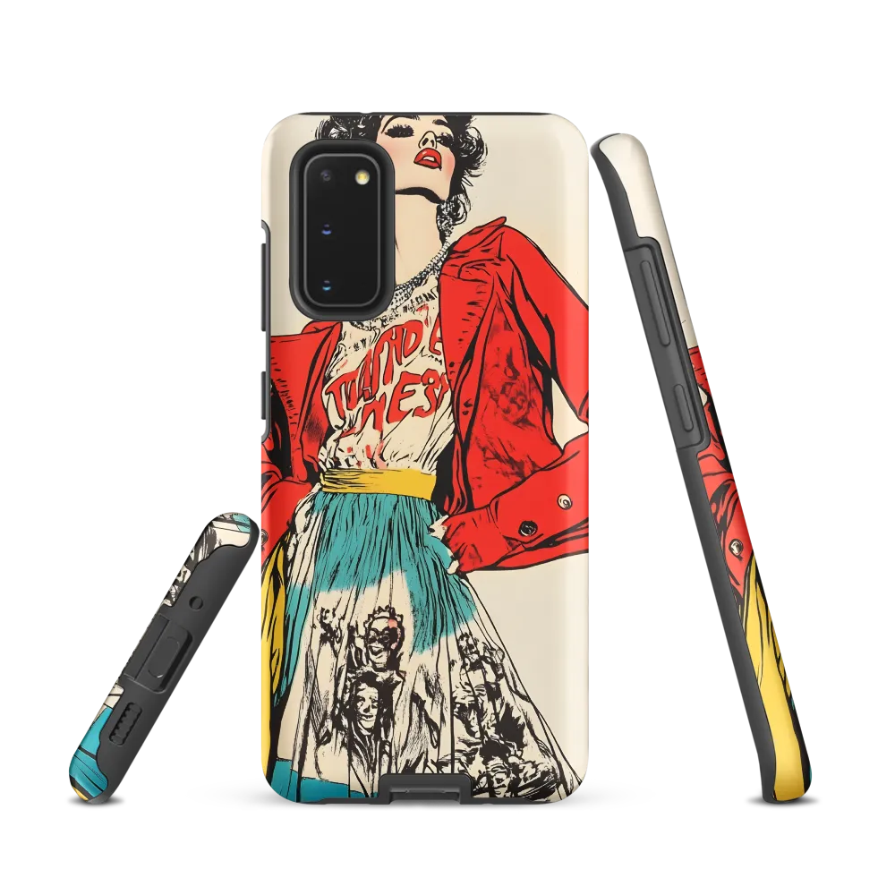 Vibrant Elegance: A Pop Art Fashion Statement