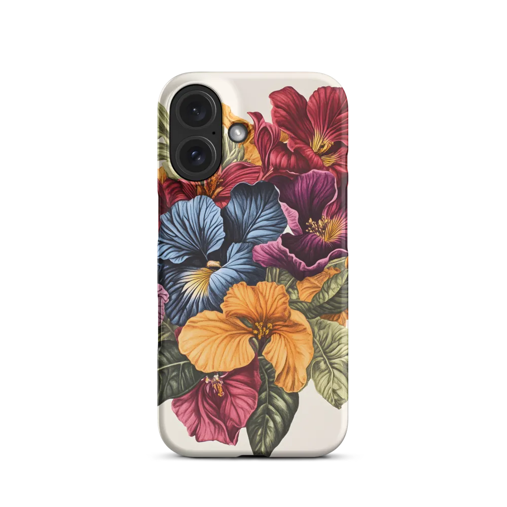 Floral Symphony in Color | Phone Case |  16 | Snap Case | Matte