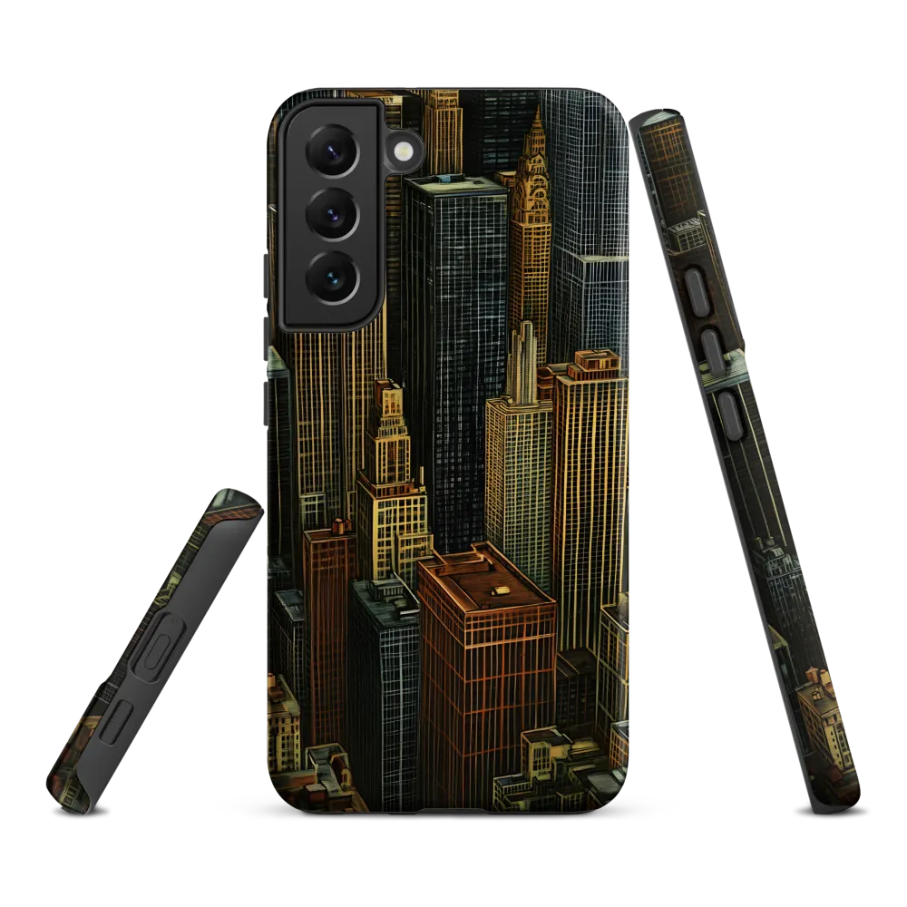Urban Elegance: A Golden Cityscape
