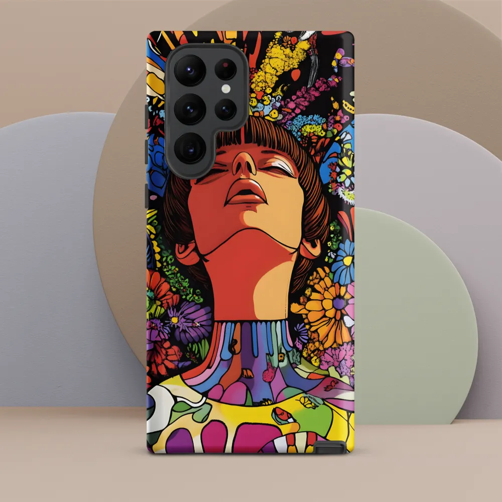 Vibrant Ecstasy: A Psychedelic Portrait