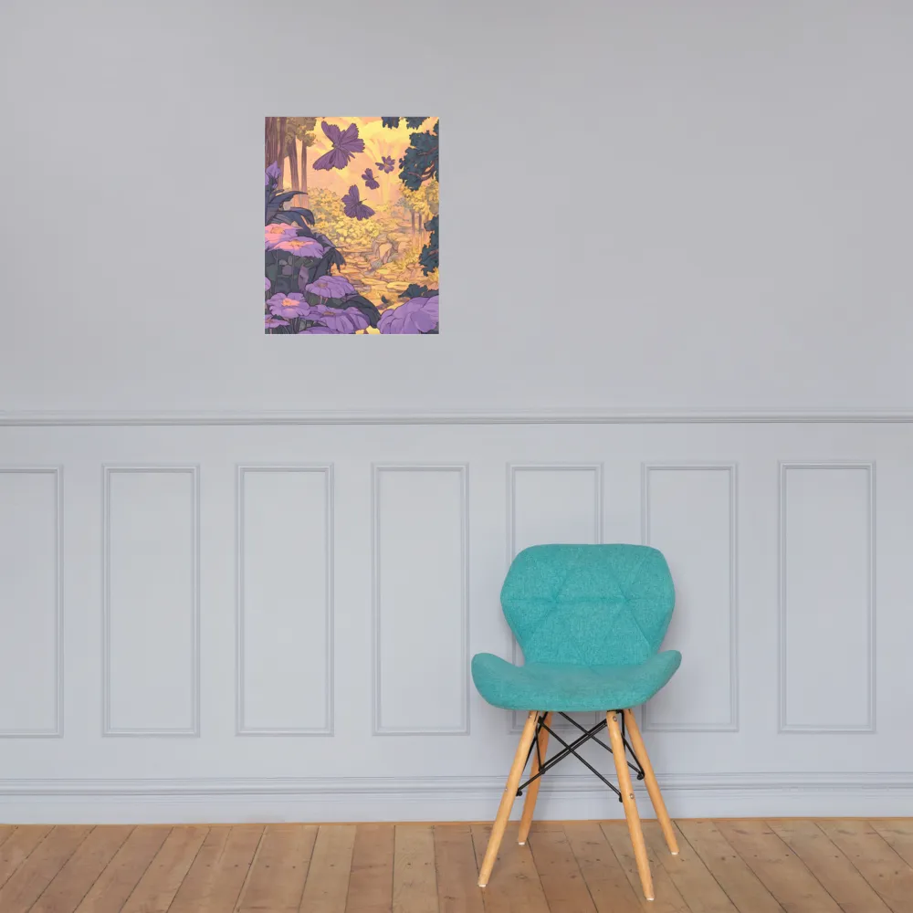A Serene Dance of Butterflies | Poster | 16″×20″