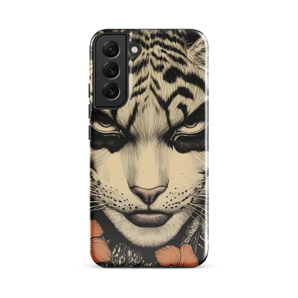 Feline Majesty: The Human-Leopard Connection | Phone Case |  S22 Plus | Tough Case | Glossy