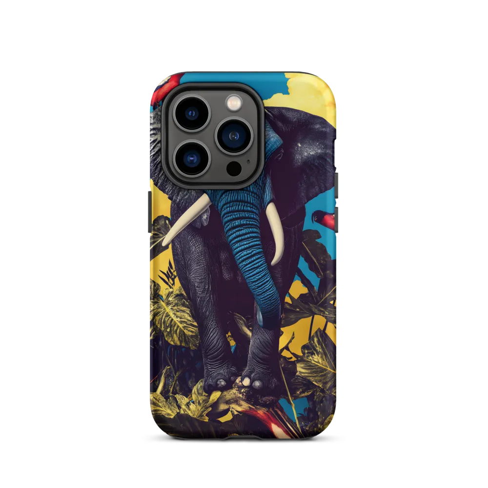 Elephant Dreams in Vibrant Colors | Phone Case |  14 Pro | Tough Case | Matte