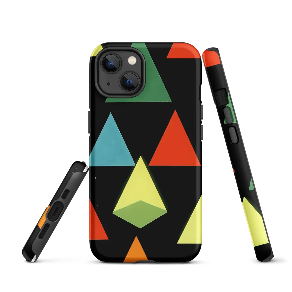 Geometric Harmony in Color | Phone Case |  13 | Tough Case | Matte
