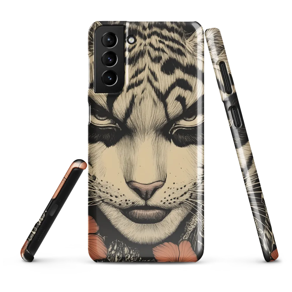 Feline Majesty: The Human-Leopard Connection | Phone Case |  S21 Plus | Snap Case | Glossy