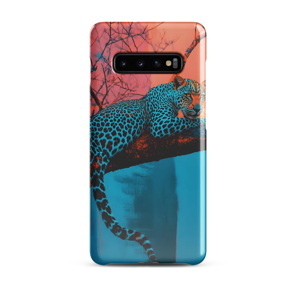 Ethereal Serenity: The Leopard's Perch | Phone Case |  S10 Plus | Snap Case | Glossy