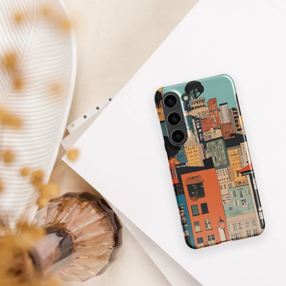 Urban Fusion: A Colorful Cityscape