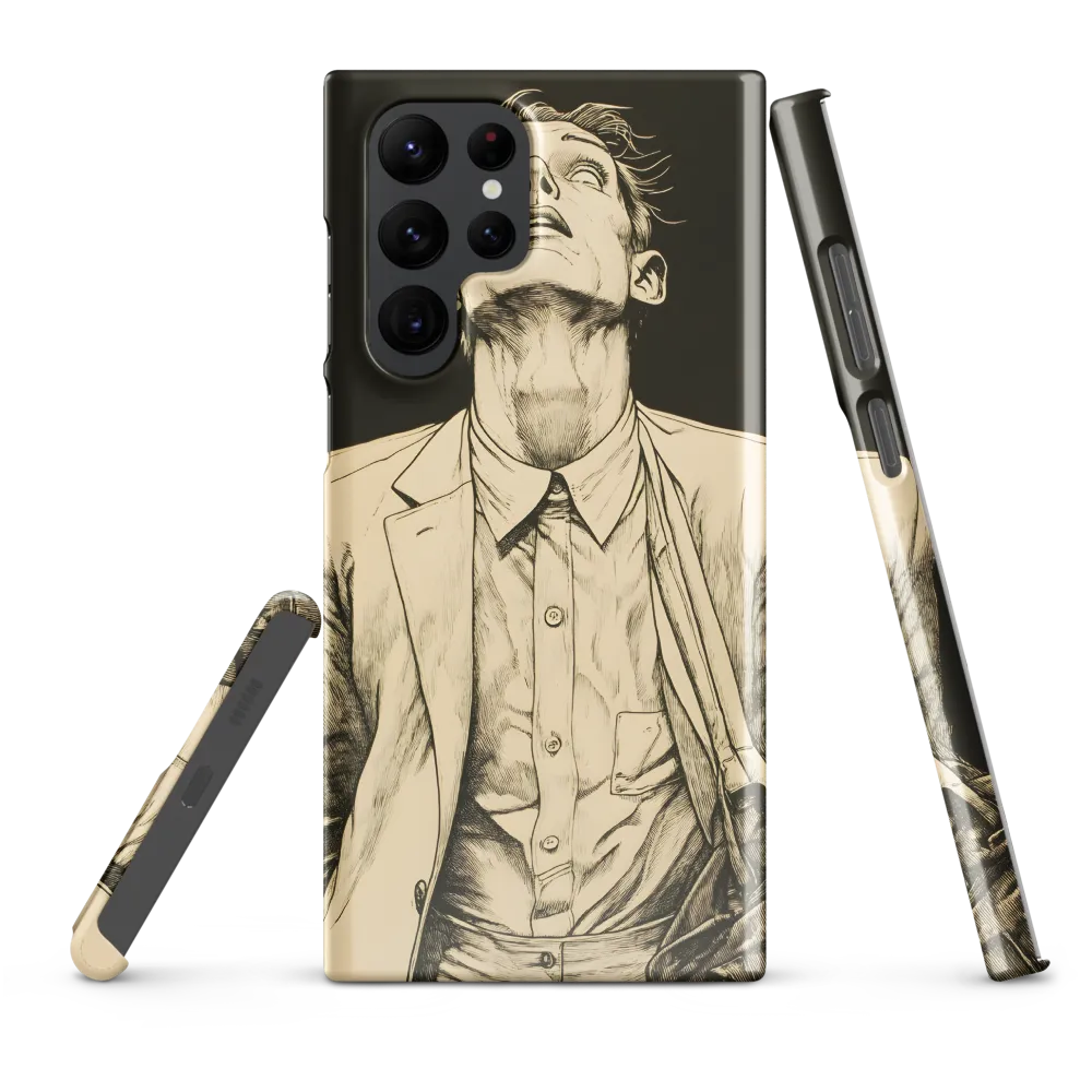 Desperate Gaze | Phone Case |  S22 Ultra | Snap Case | Glossy