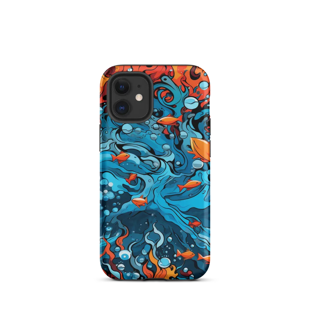 Fluid Harmony: Ocean and Flames